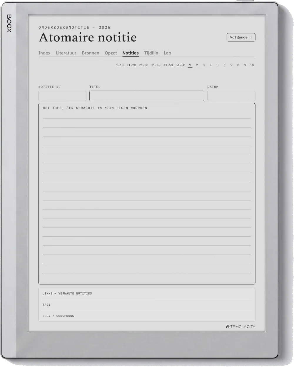 The Planner · Onderzoek Boox Go 10.3 pagina 3