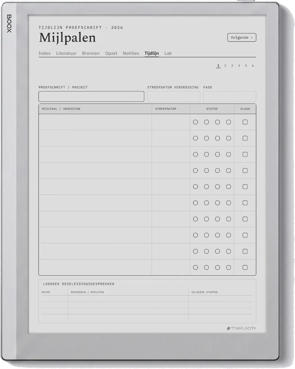 The Planner · Onderzoek Boox Go 10.3 pagina 4