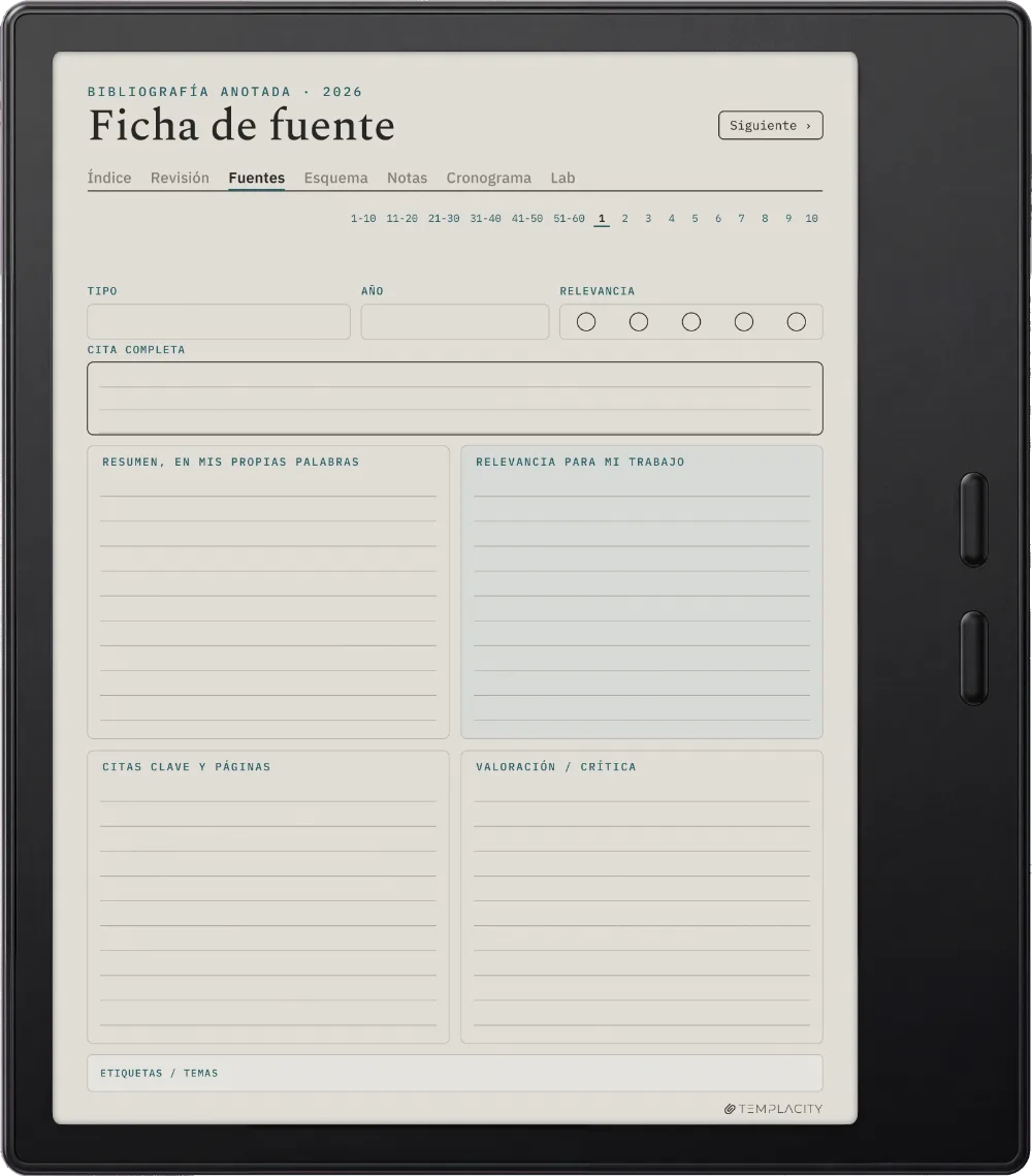 The Planner · Investigación Boox Go Color 7 (Gen II) página 2