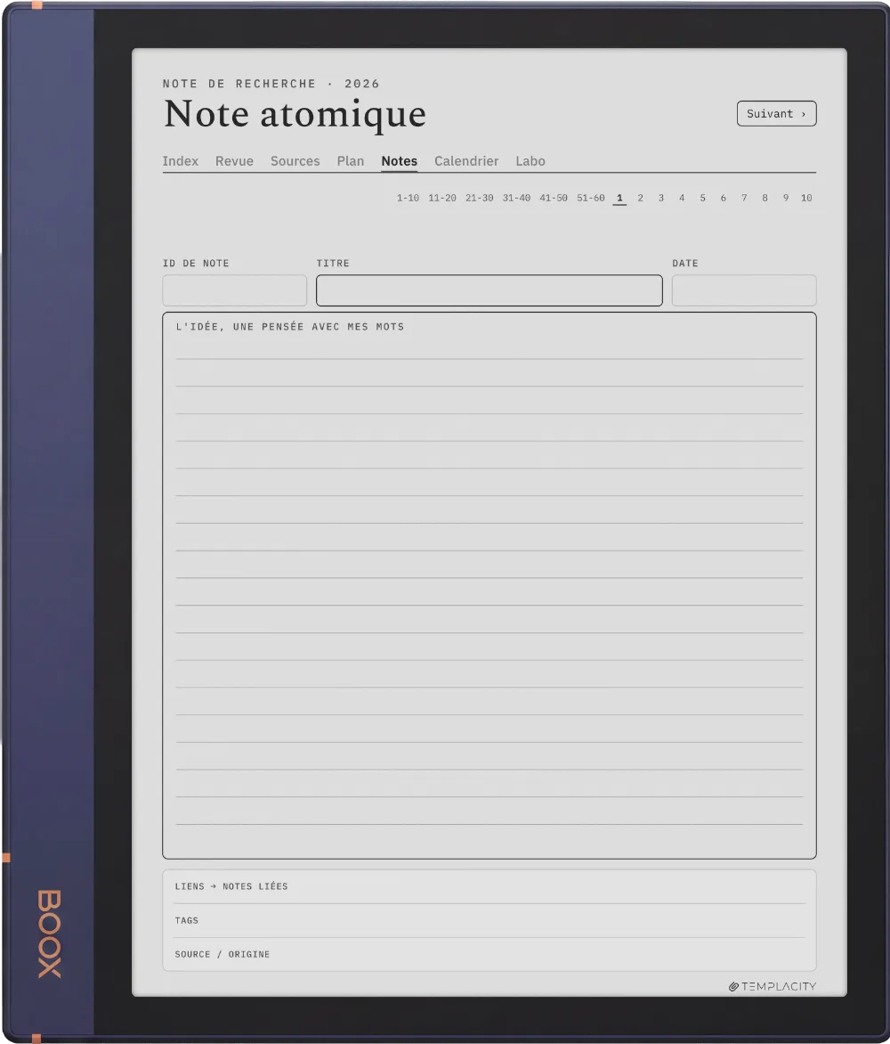 The Planner · Recherche Boox Note Air2 page 3