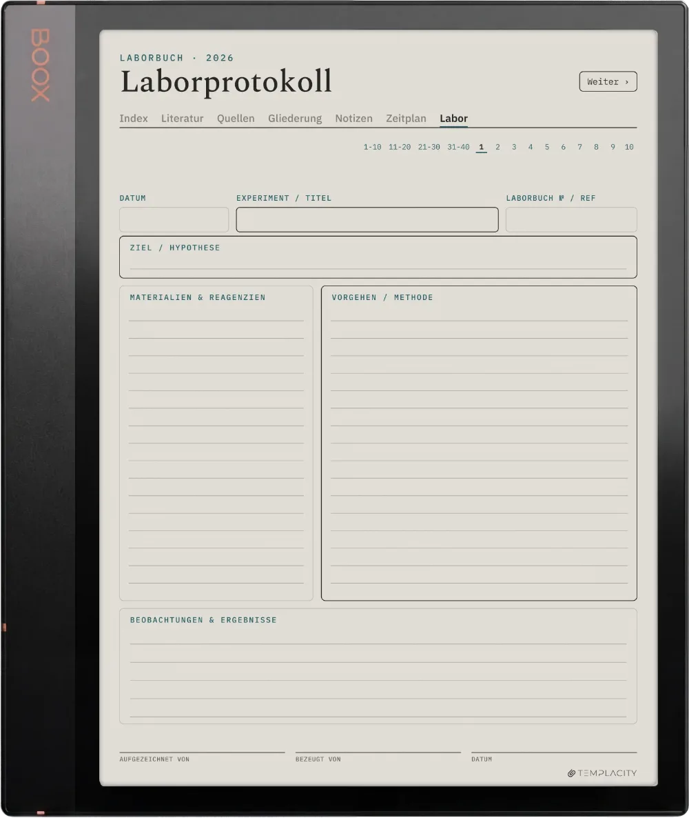 The Planner · Forschung Boox Note Air3 C Seite 5