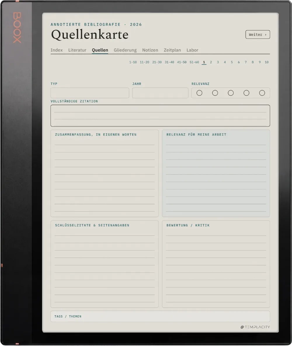 The Planner · Forschung Boox Note Air3 C Seite 2