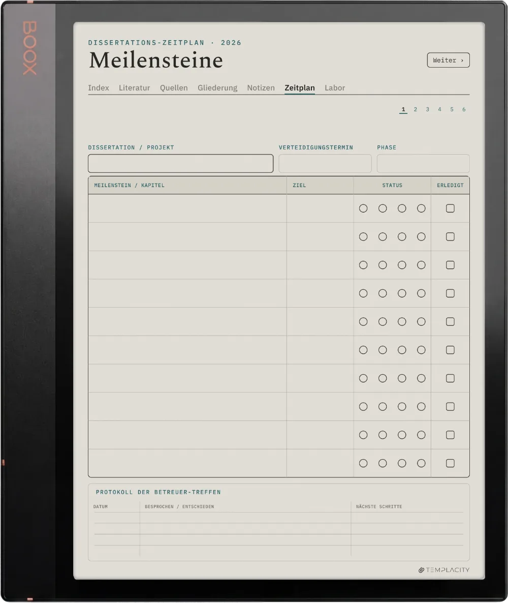 The Planner · Forschung Boox Note Air3 C Seite 4
