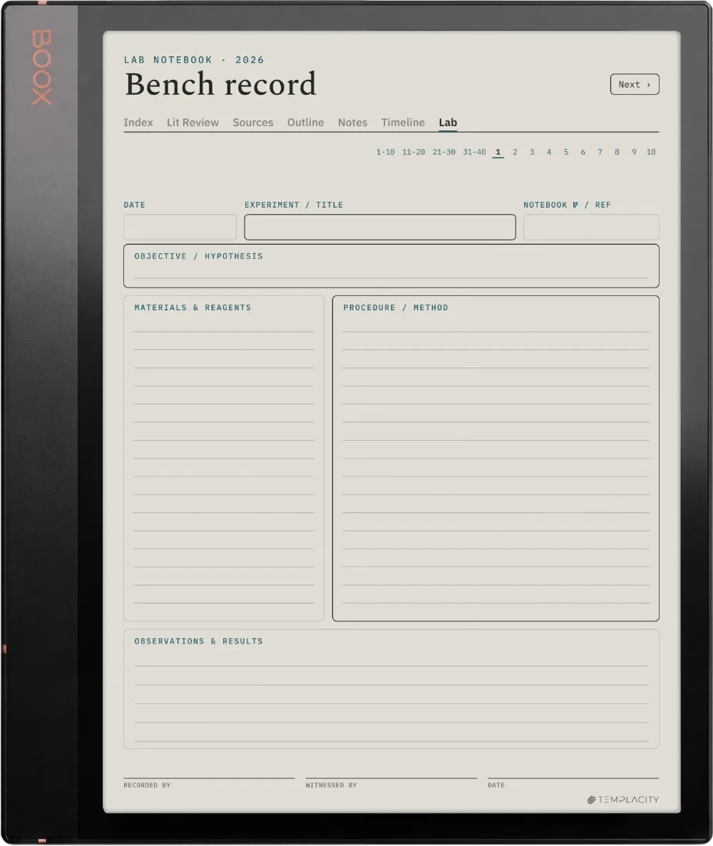 The Planner · Research Boox Note Air3 C page 5