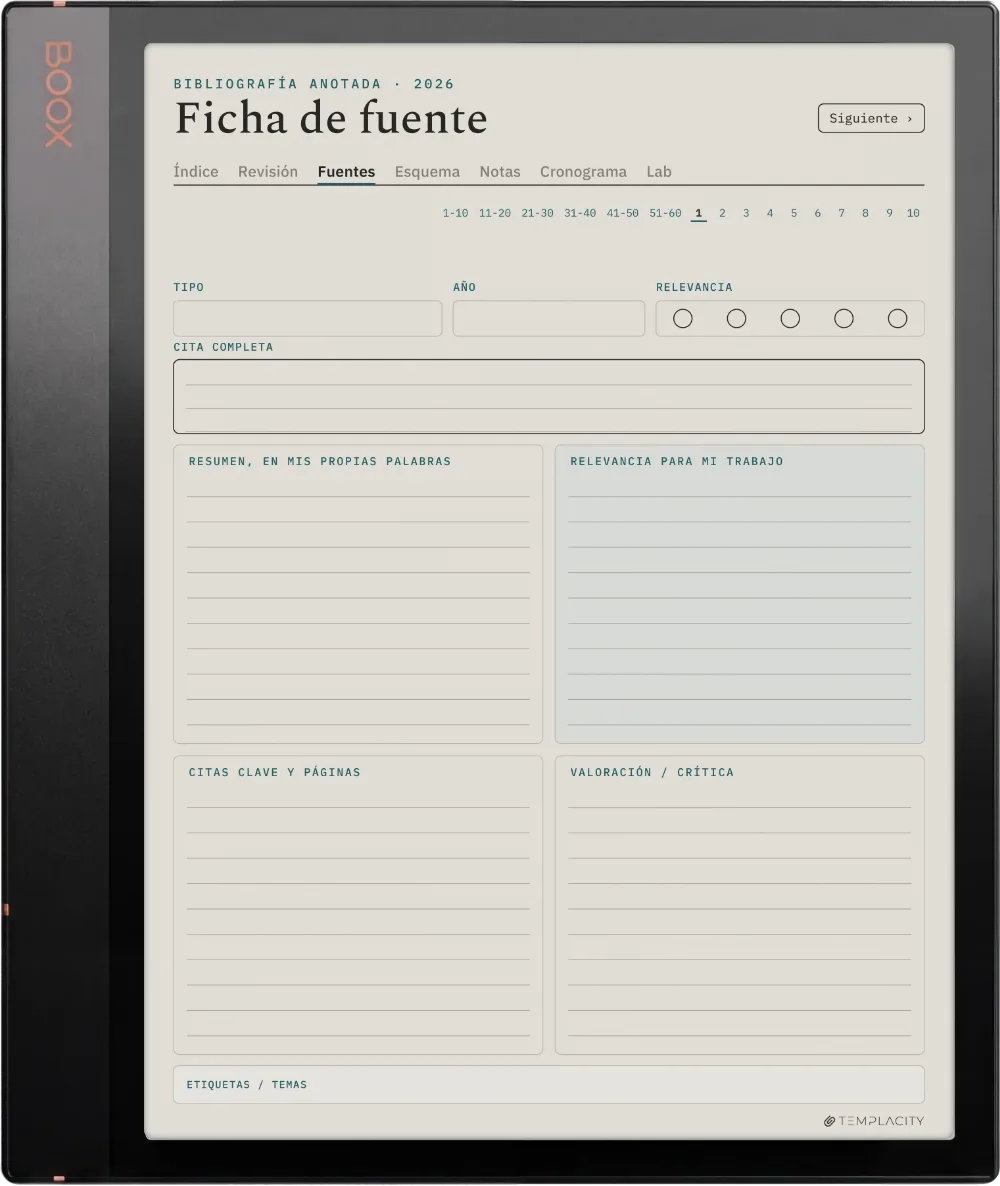 The Planner · Investigación Boox Note Air3 C página 2