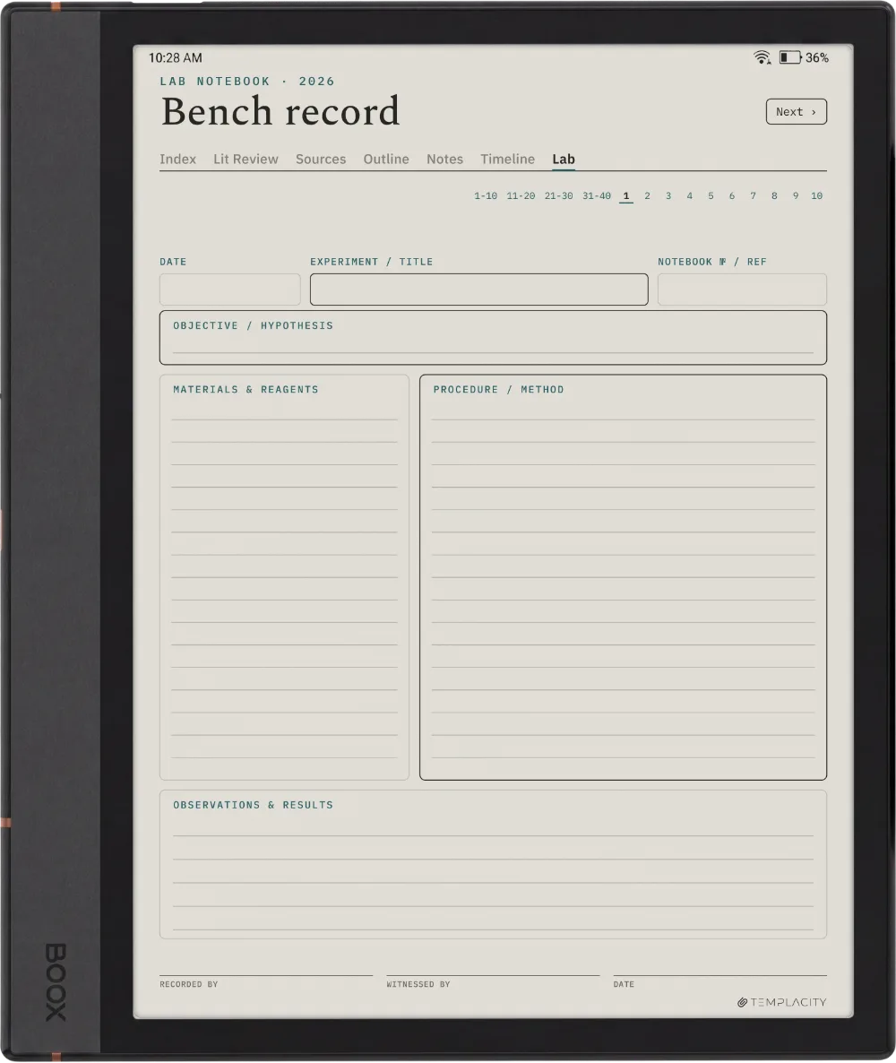 The Planner · Research Boox Note Air4 C page 5