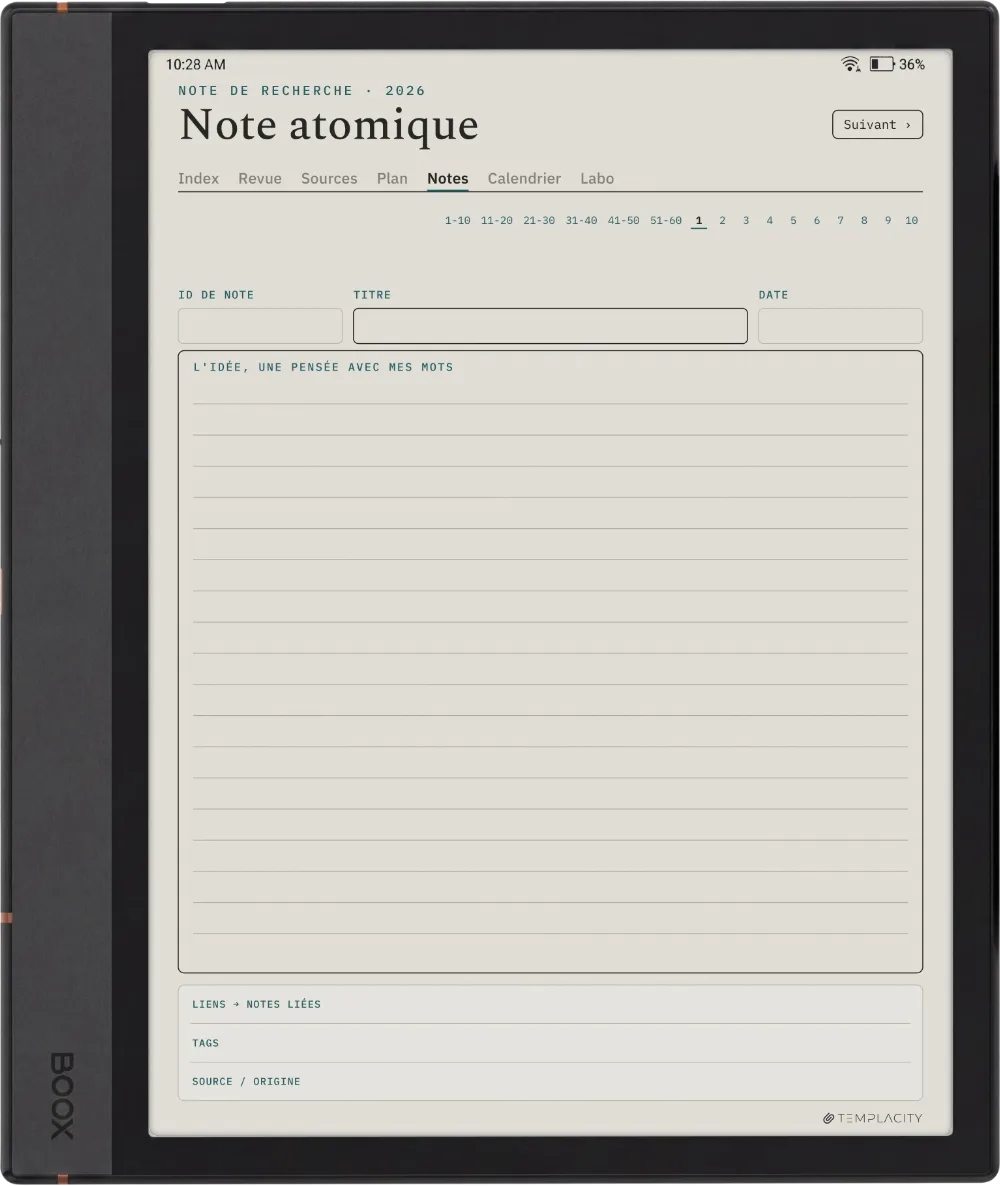 The Planner · Recherche Boox Note Air4 C page 3