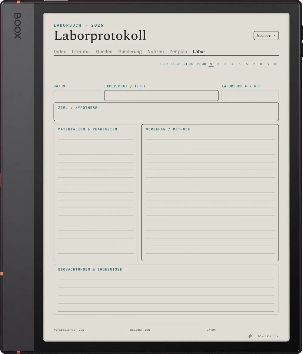 The Planner · Forschung Boox Note Air5 C Seite 5
