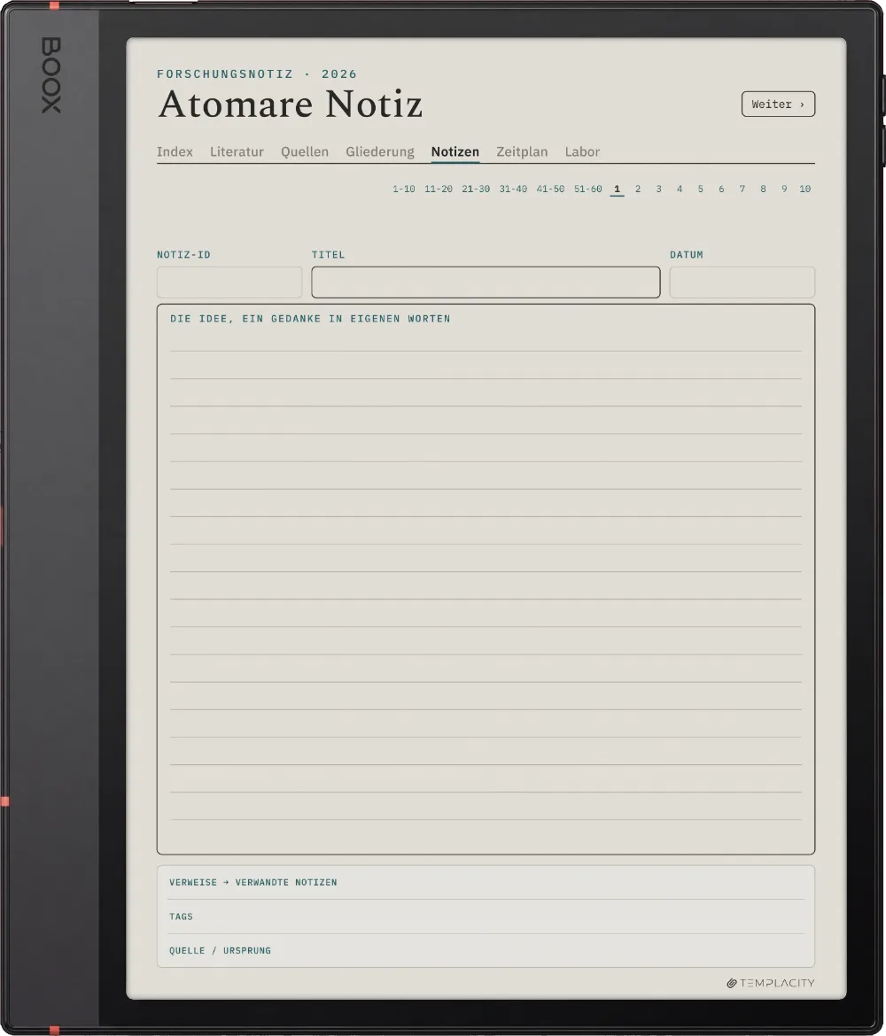 The Planner · Forschung Boox Note Air5 C Seite 3