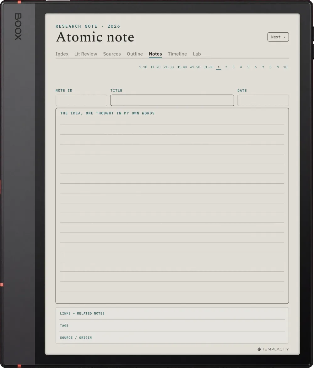 The Planner · Research Boox Note Air5 C page 3