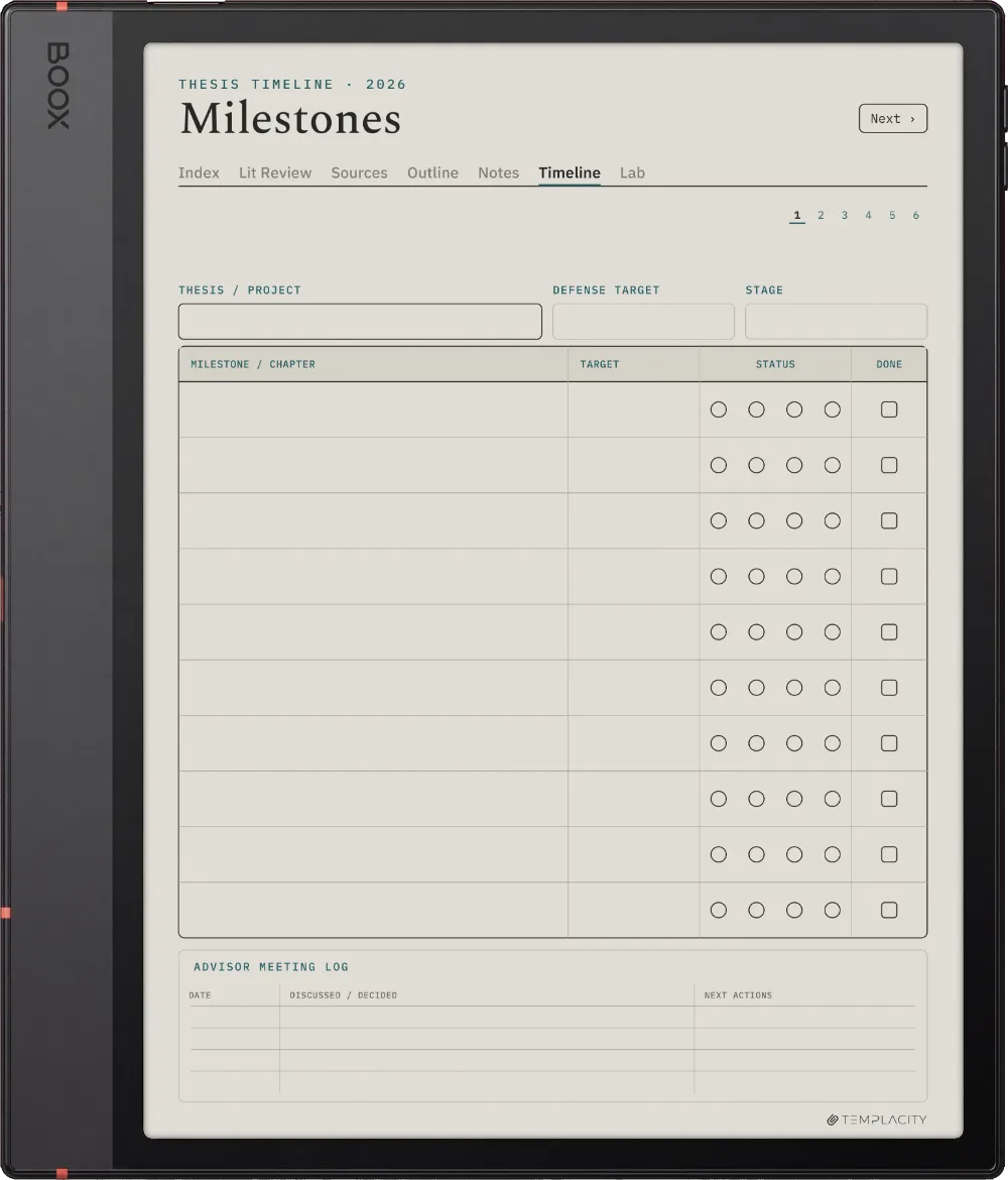 The Planner · Research Boox Note Air5 C page 4
