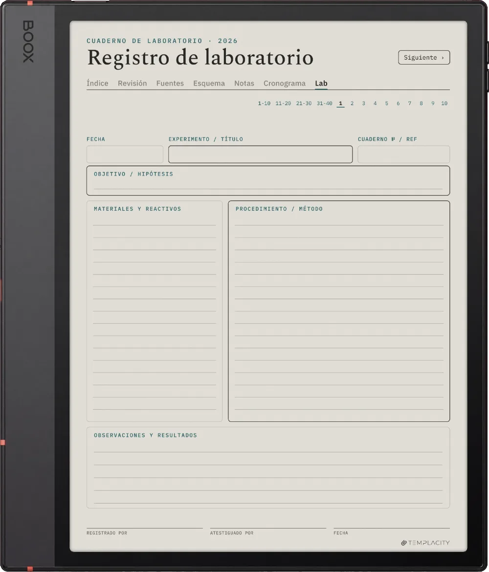 The Planner · Investigación Boox Note Air5 C página 5