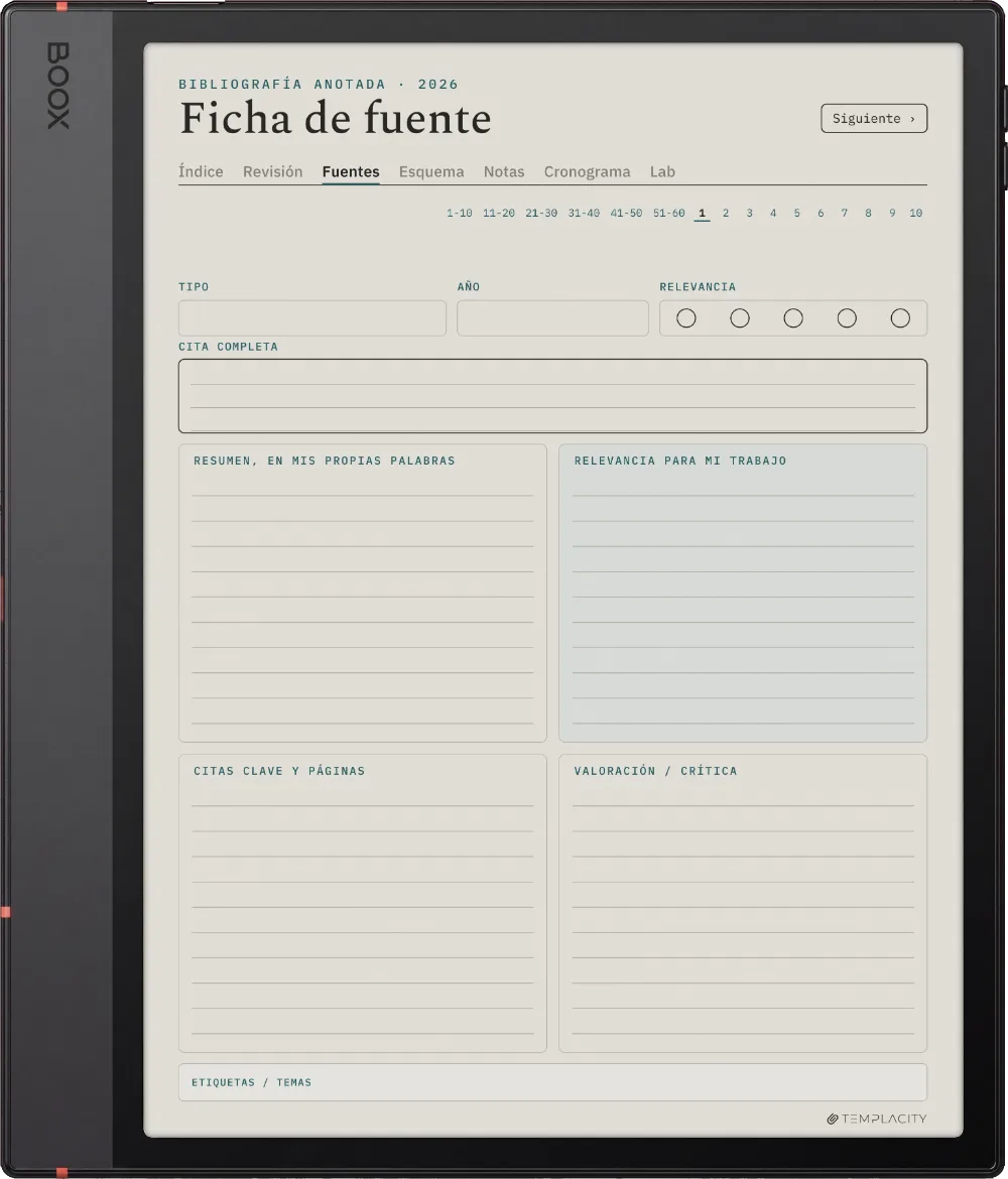 The Planner · Investigación Boox Note Air5 C página 2