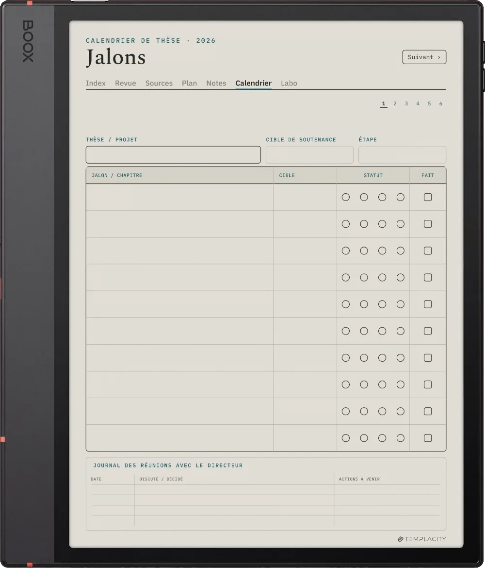 The Planner · Recherche Boox Note Air5 C page 4