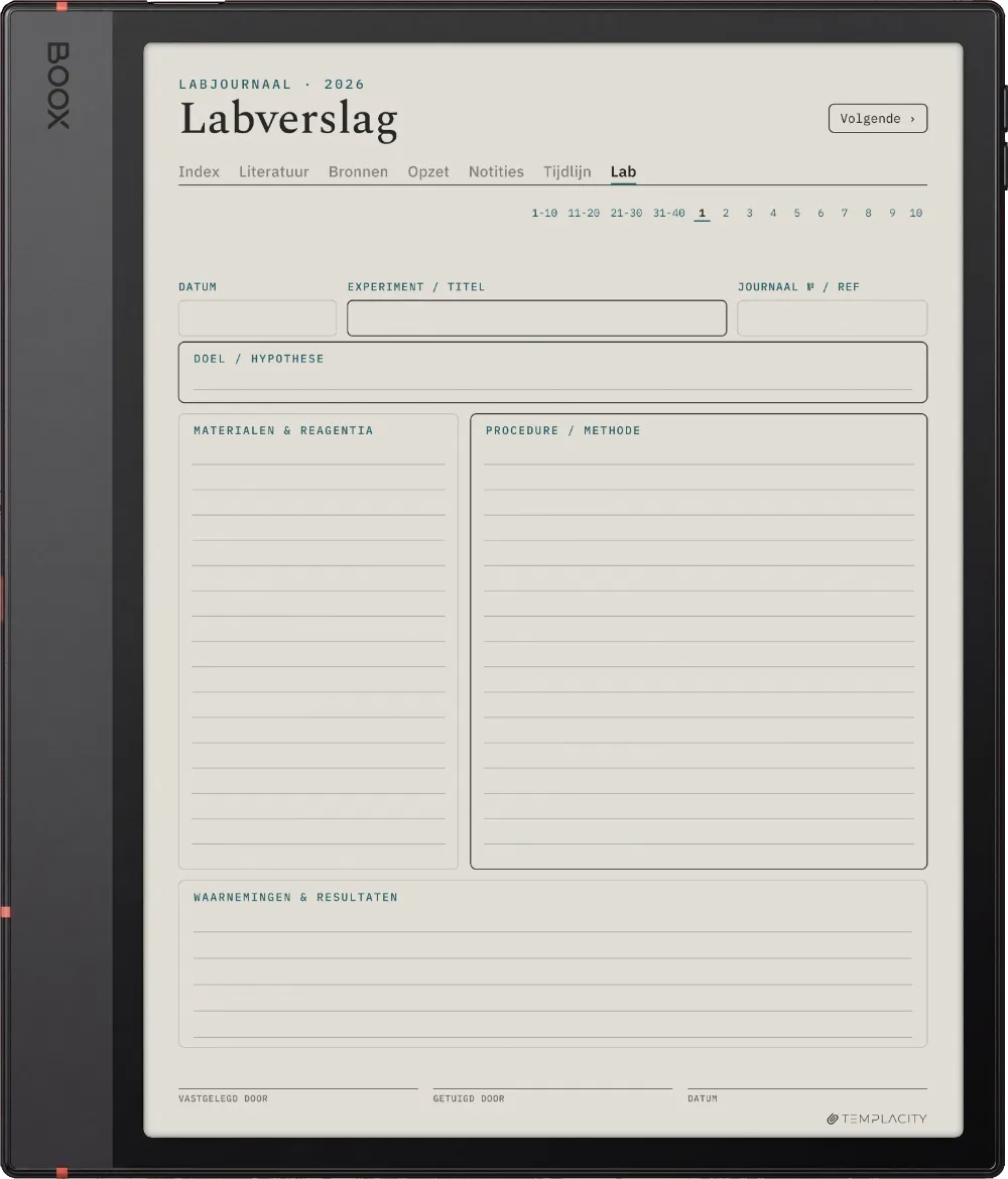 The Planner · Onderzoek Boox Note Air5 C pagina 5