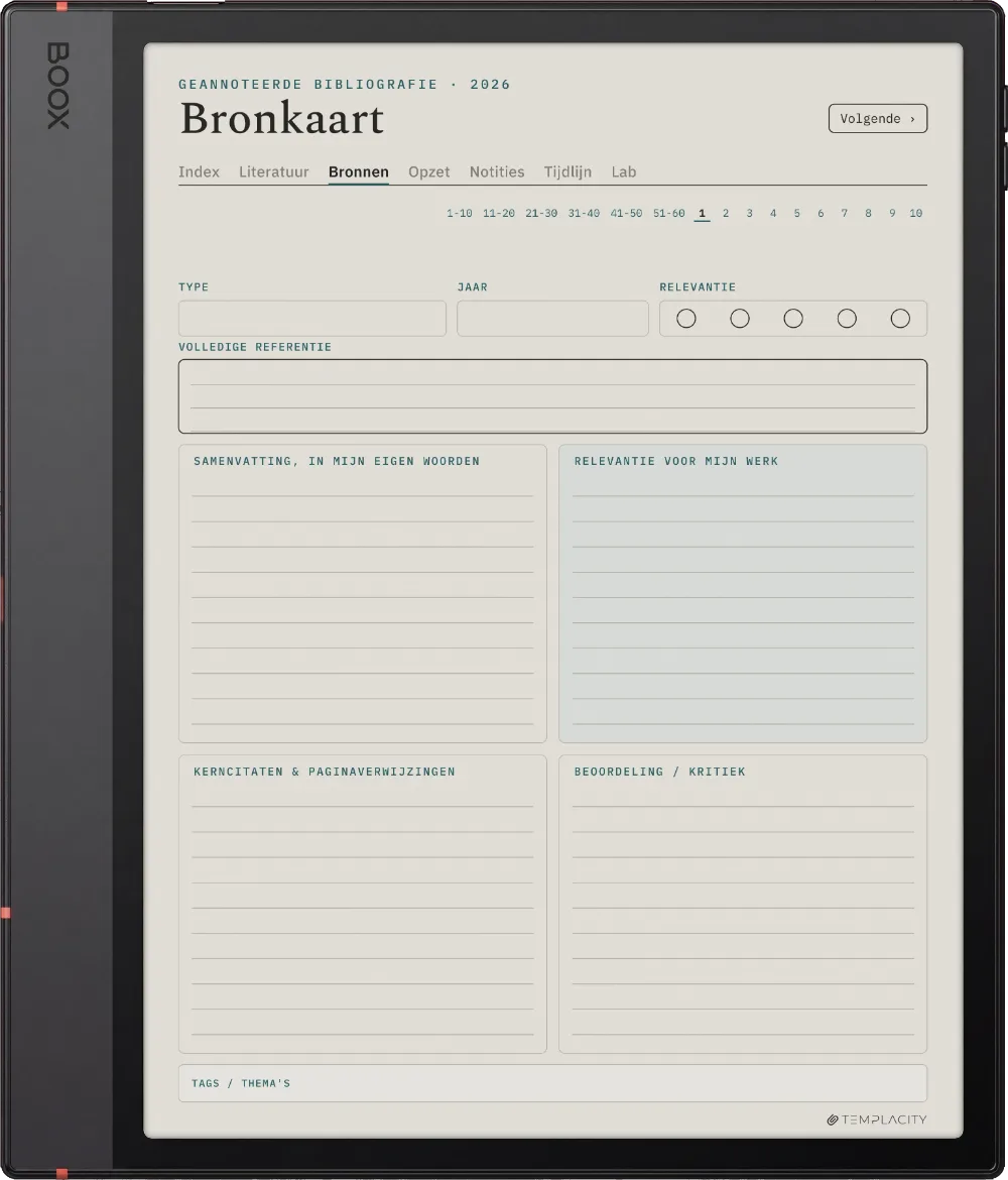 The Planner · Onderzoek Boox Note Air5 C pagina 2