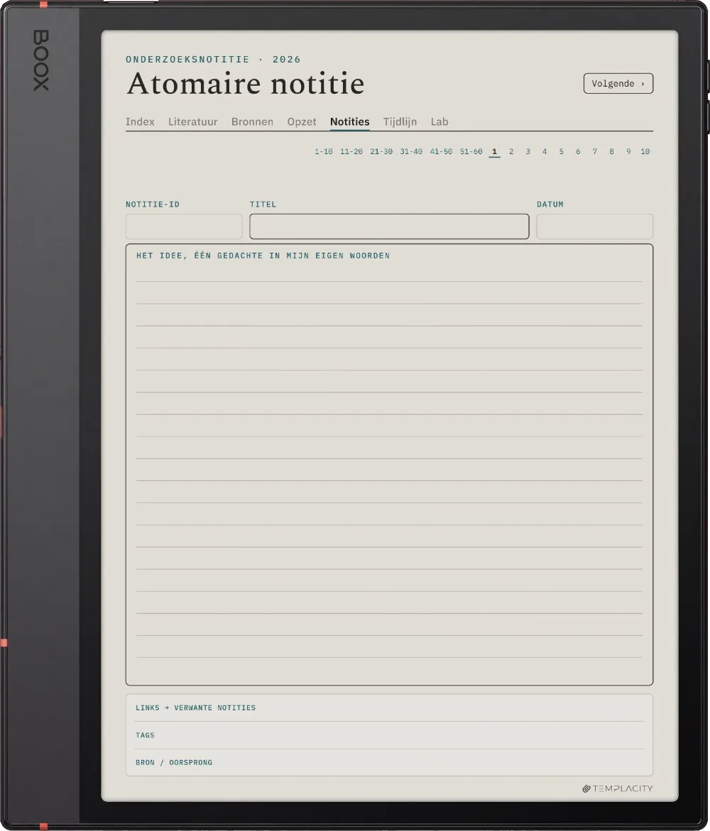 The Planner · Onderzoek Boox Note Air5 C pagina 3