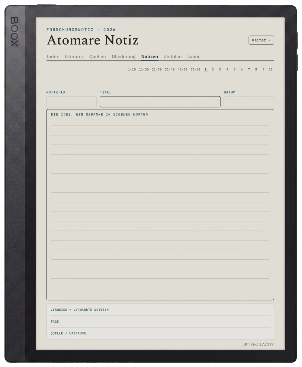 The Planner · Forschung Boox Tab Ultra C Pro Seite 3