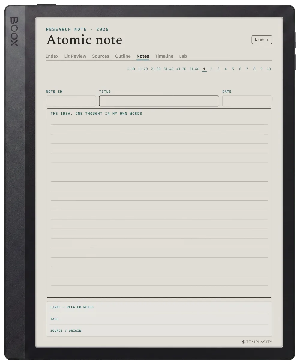 The Planner · Research Boox Tab Ultra C Pro page 3