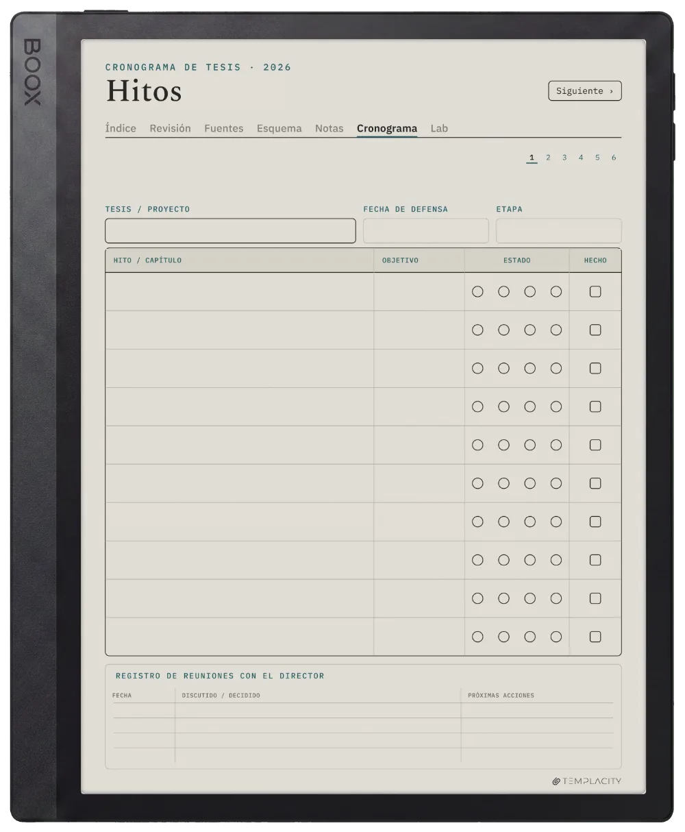 The Planner · Investigación Boox Tab Ultra C Pro página 4
