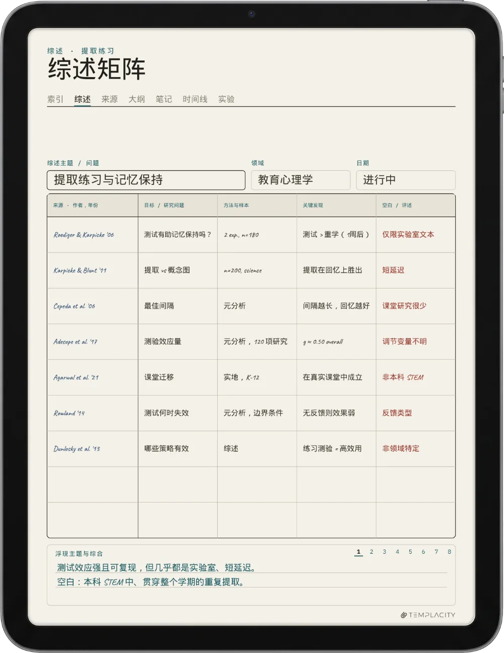 iPad 上的规划本