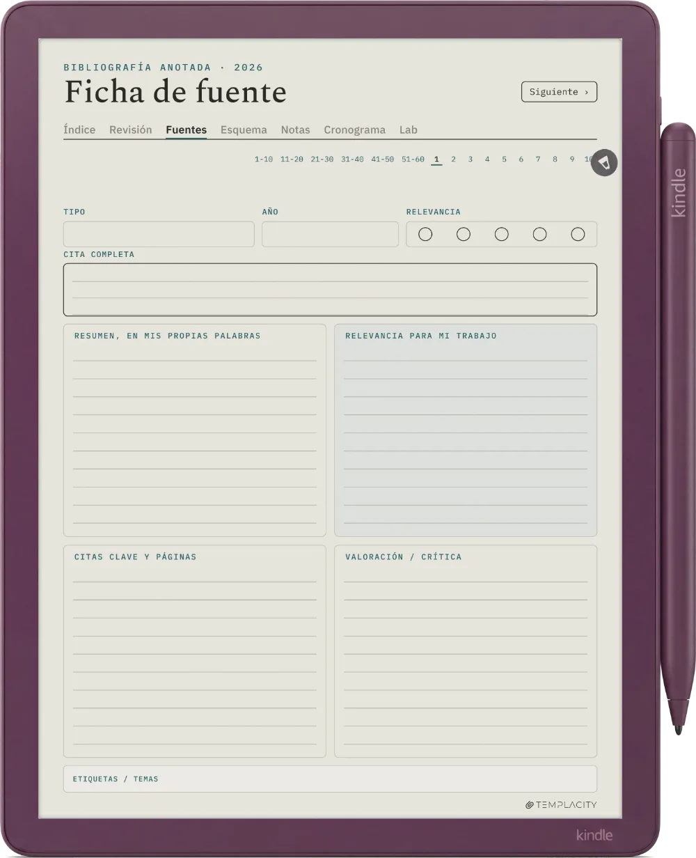 The Planner · Investigación Kindle Scribe Colorsoft página 2