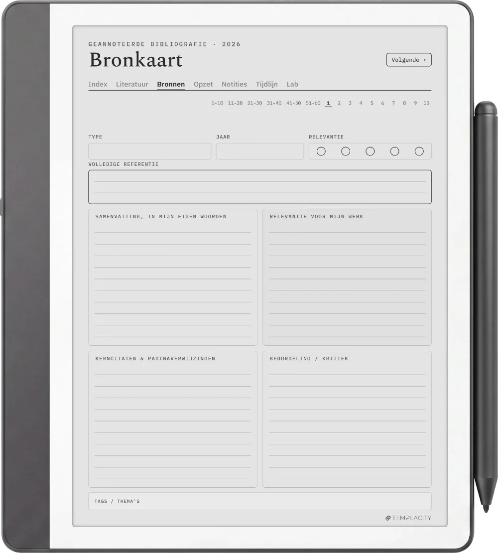 The Planner · Onderzoek Kindle Scribe pagina 2