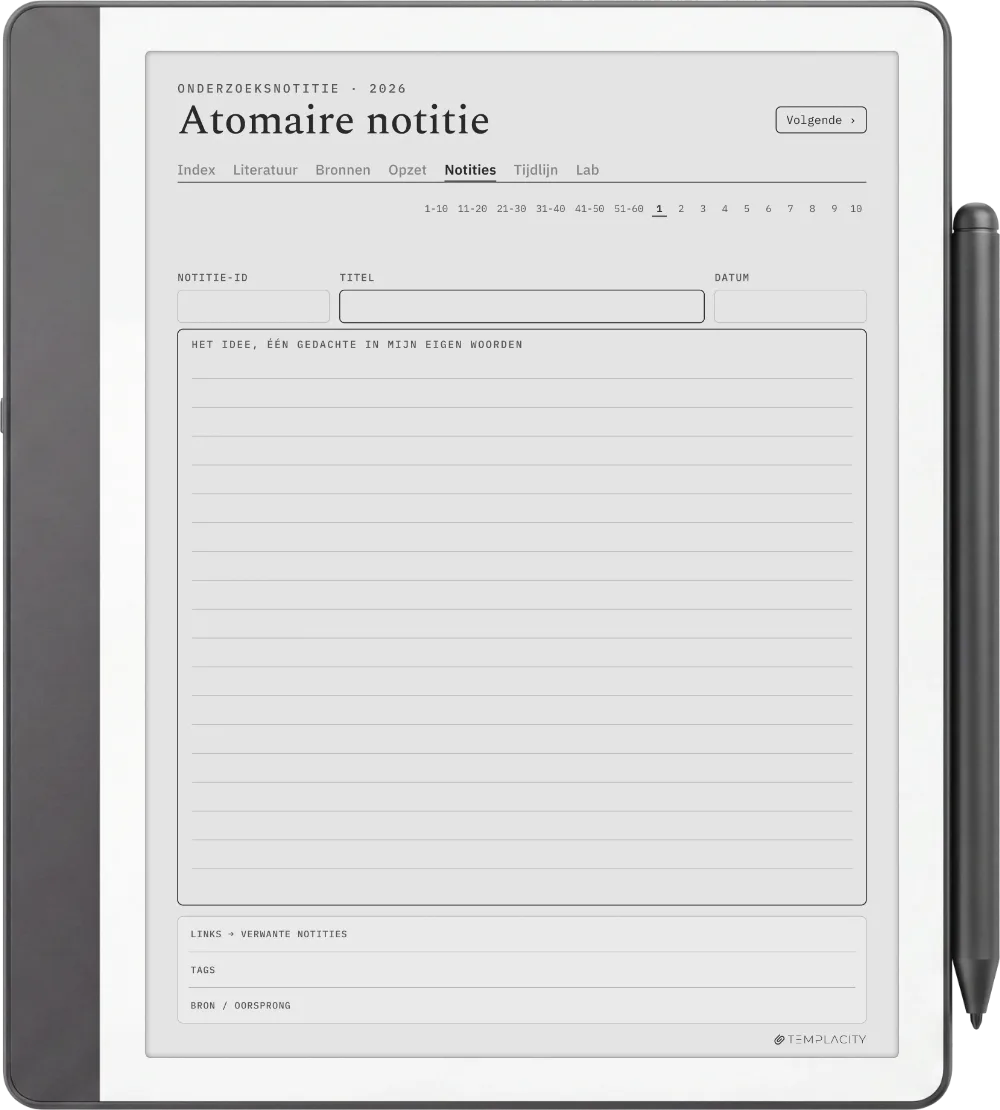 The Planner · Onderzoek Kindle Scribe pagina 3