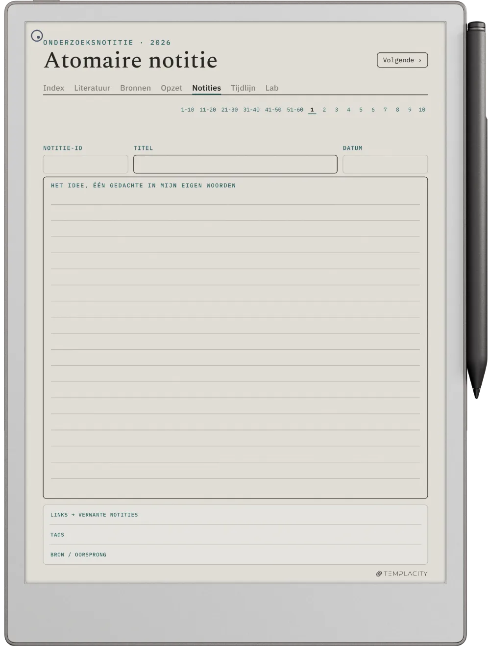 The Planner · Onderzoek reMarkable Paper Pro pagina 3