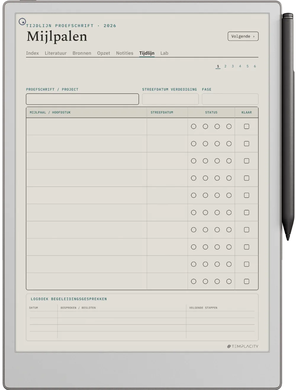 The Planner · Onderzoek reMarkable Paper Pro pagina 4