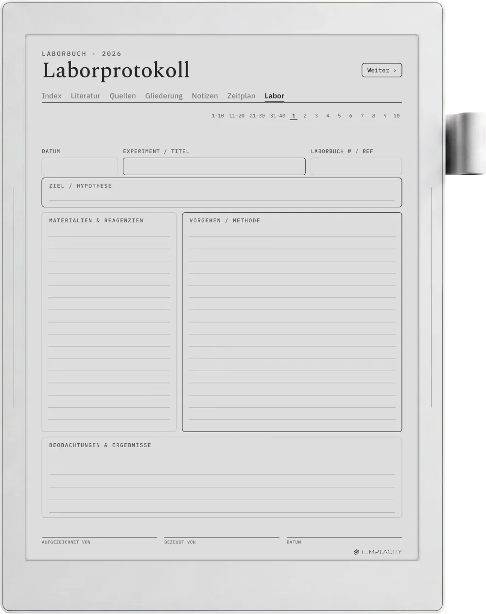 The Planner · Forschung Supernote Manta Seite 5