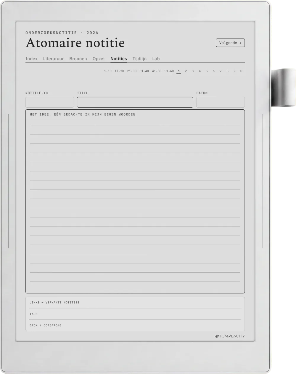 The Planner · Onderzoek Supernote Manta pagina 3