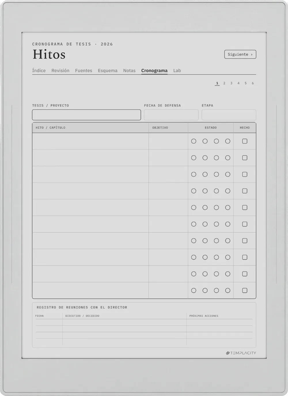 The Planner · Investigación Supernote Nomad página 4