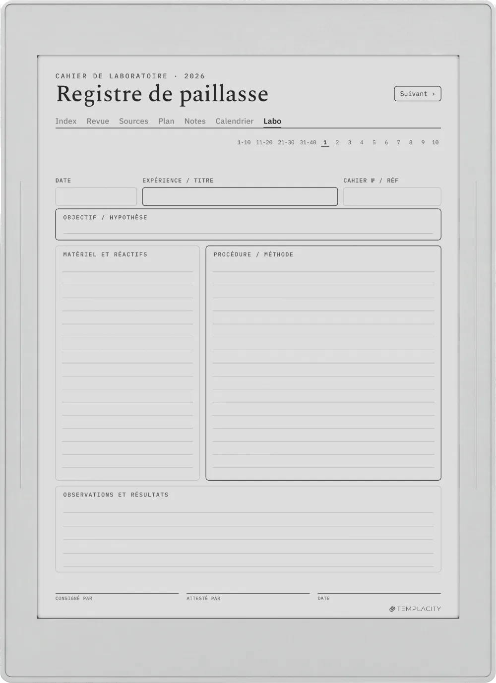 The Planner · Recherche Supernote Nomad page 5