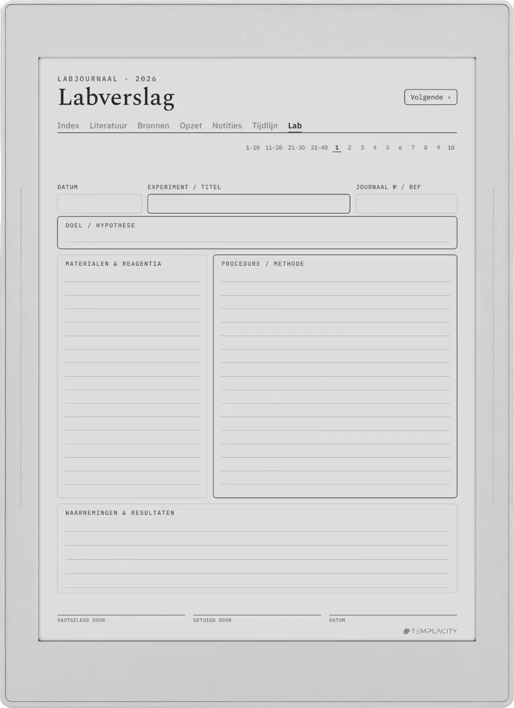 The Planner · Onderzoek Supernote Nomad pagina 5