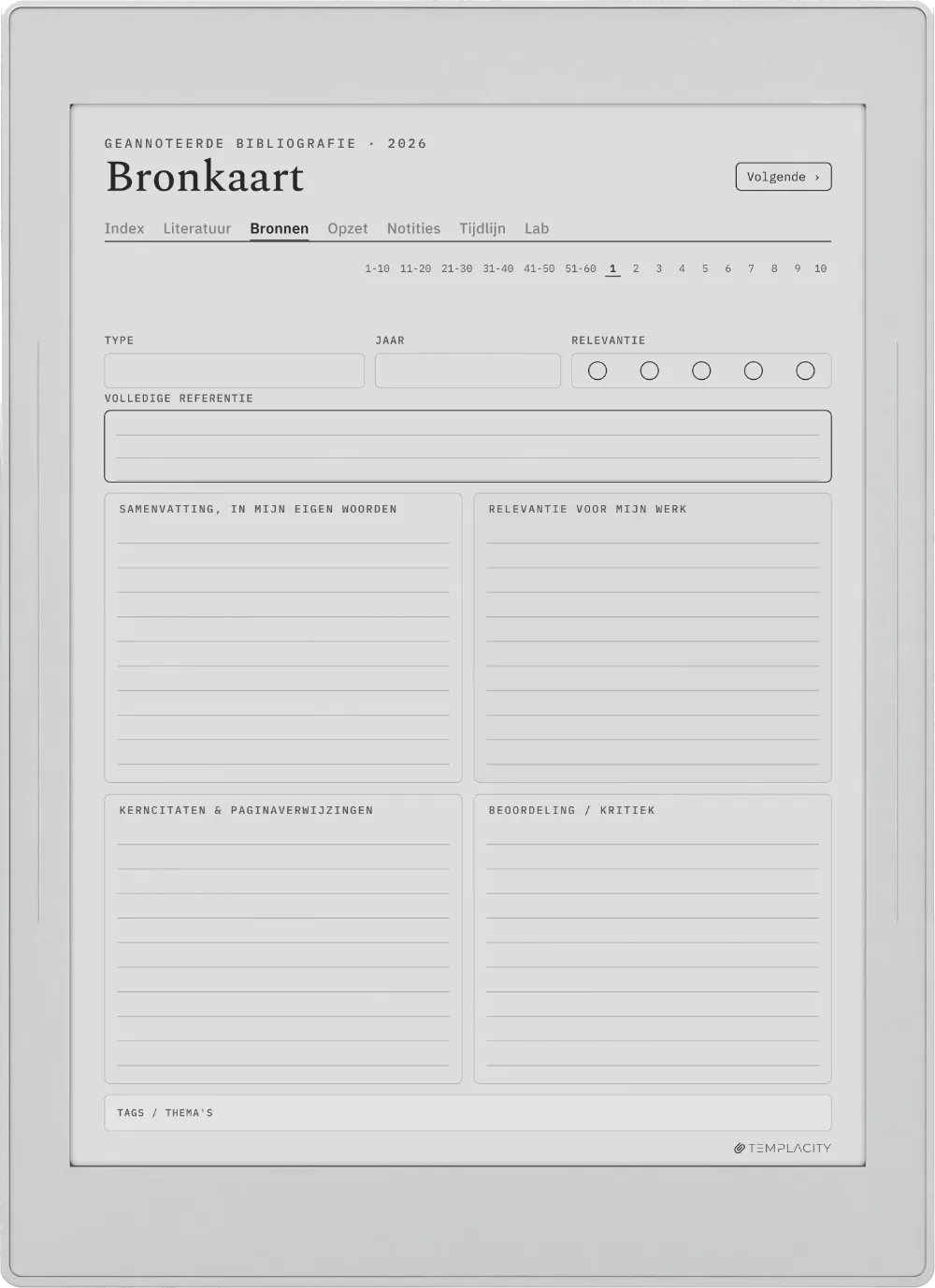 The Planner · Onderzoek Supernote Nomad pagina 2