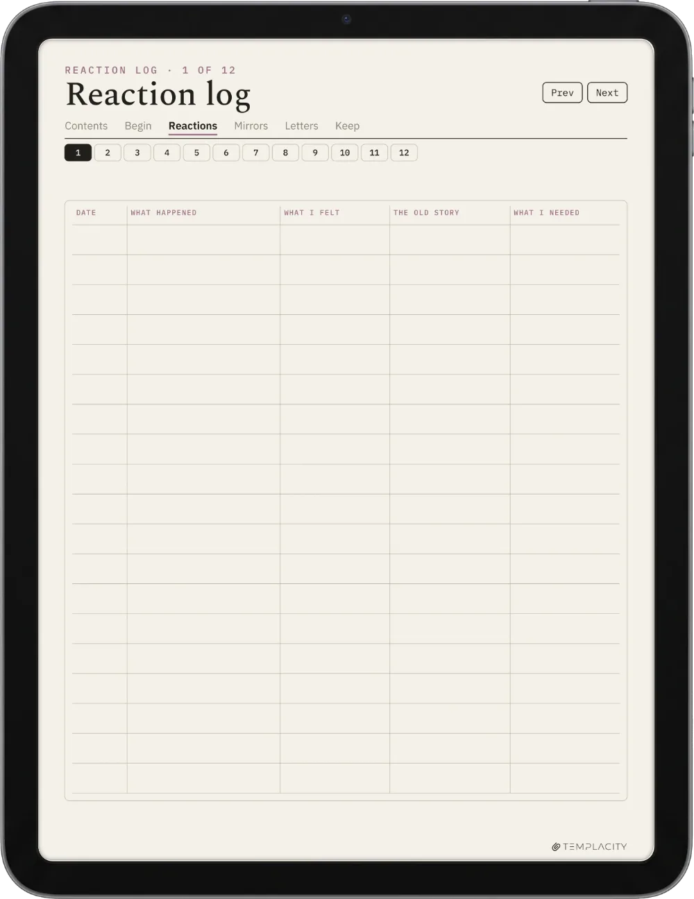 The Shadow Pages iPad, Seite 7