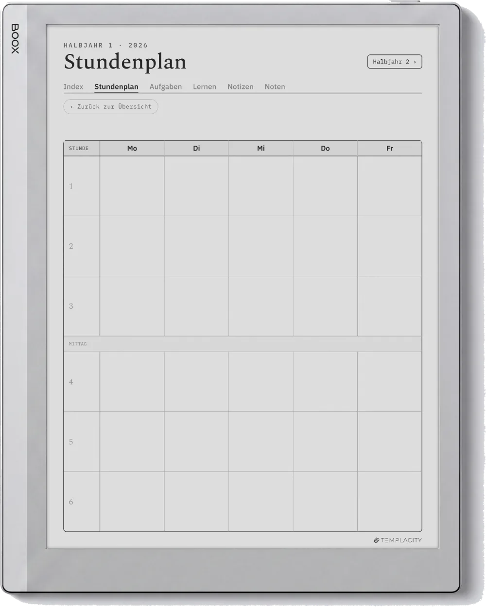 The Planner · Student Boox Go 10.3 Seite 4
