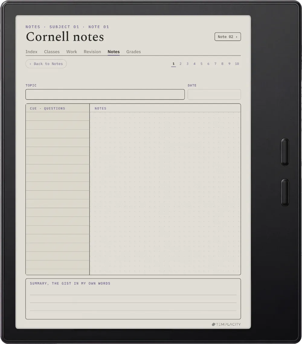 The Planner · Student Boox Go Color 7 (Gen II) page 2