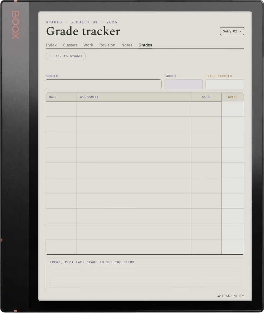 The Planner · Student Boox Note Air3 C page 5