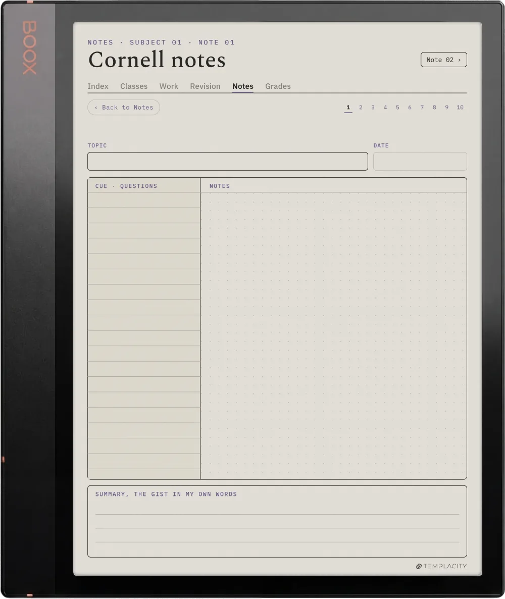The Planner · Student Boox Note Air3 C page 2