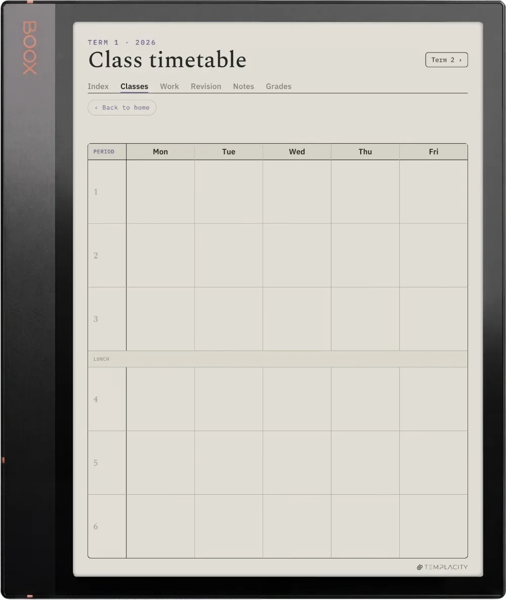The Planner · Student Boox Note Air3 C page 4