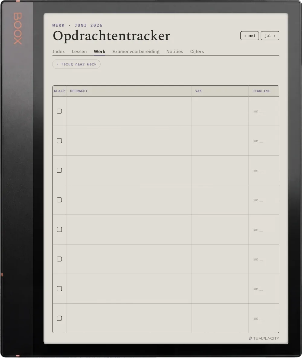 The Planner · Student Boox Note Air3 C pagina 1