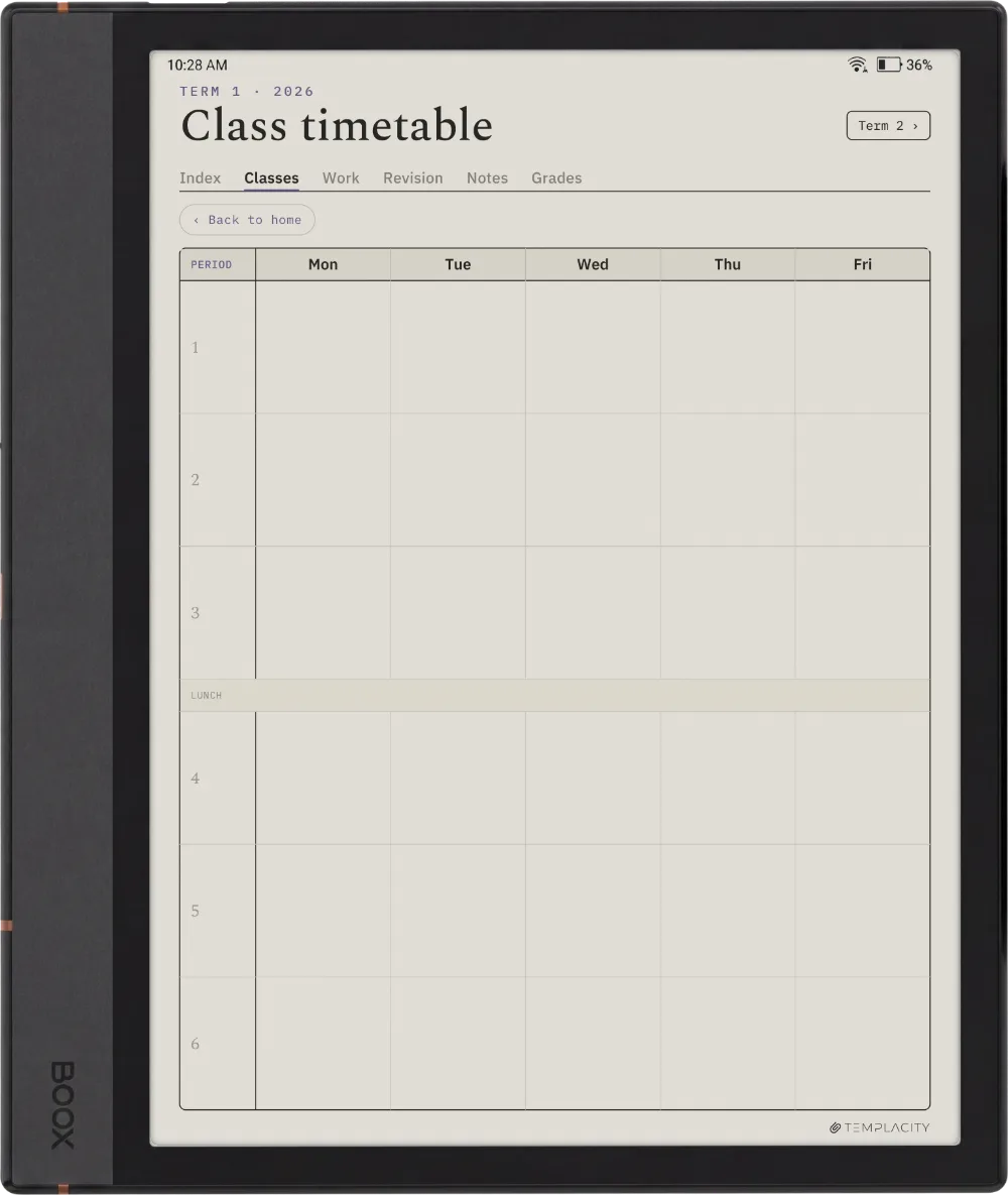 The Planner · Student Boox Note Air4 C page 4