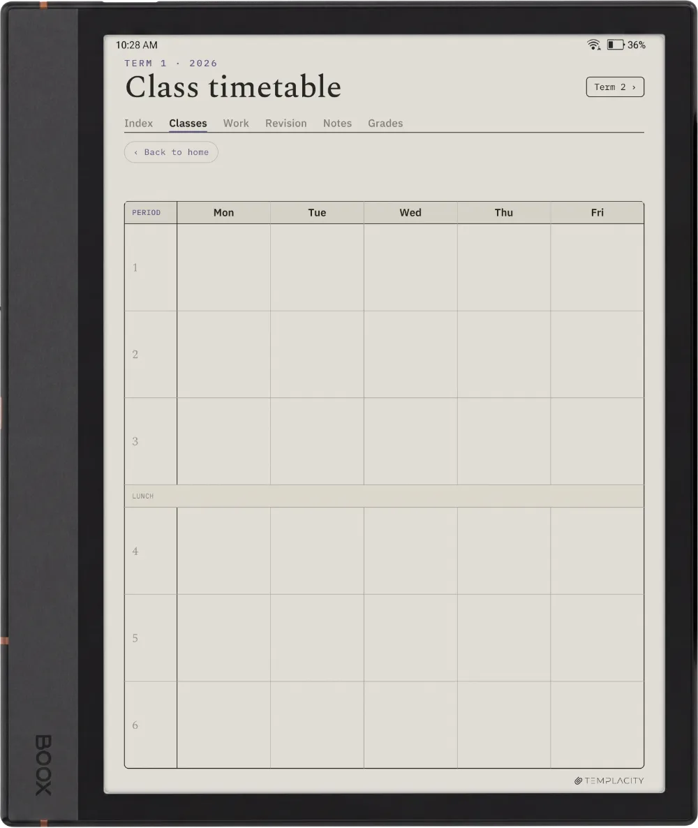The Planner · Student Boox Note Air4 C page 4