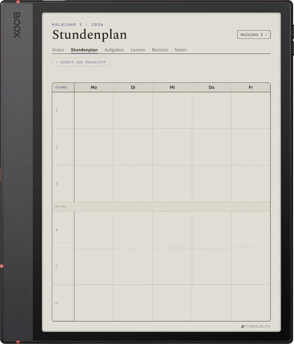 The Planner · Student Boox Note Air5 C Seite 4