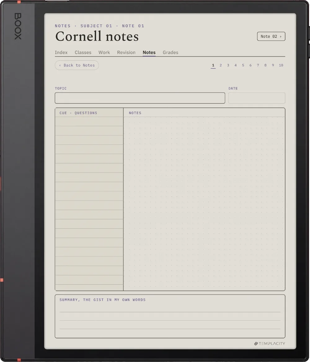 The Planner · Student Boox Note Air5 C page 2