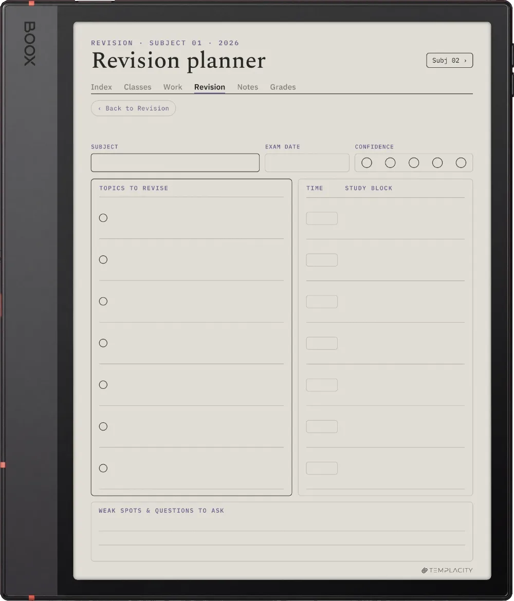 The Planner · Student Boox Note Air5 C page 3