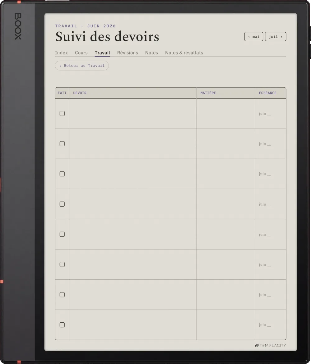 The Planner · Student Boox Note Air5 C page 1