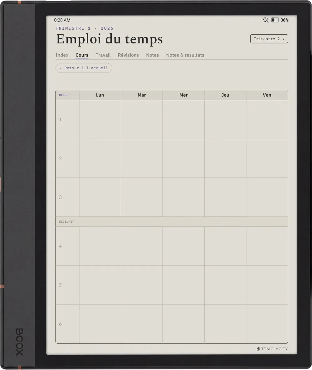The Planner · Student Boox Note Max page 4